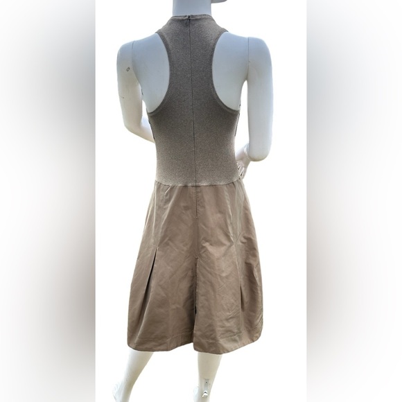BRUNELLO CUCINELLI Scoop Neck Knee-Length Dress Size: S Gorgeous Tan In Color - Picture 13 of 14